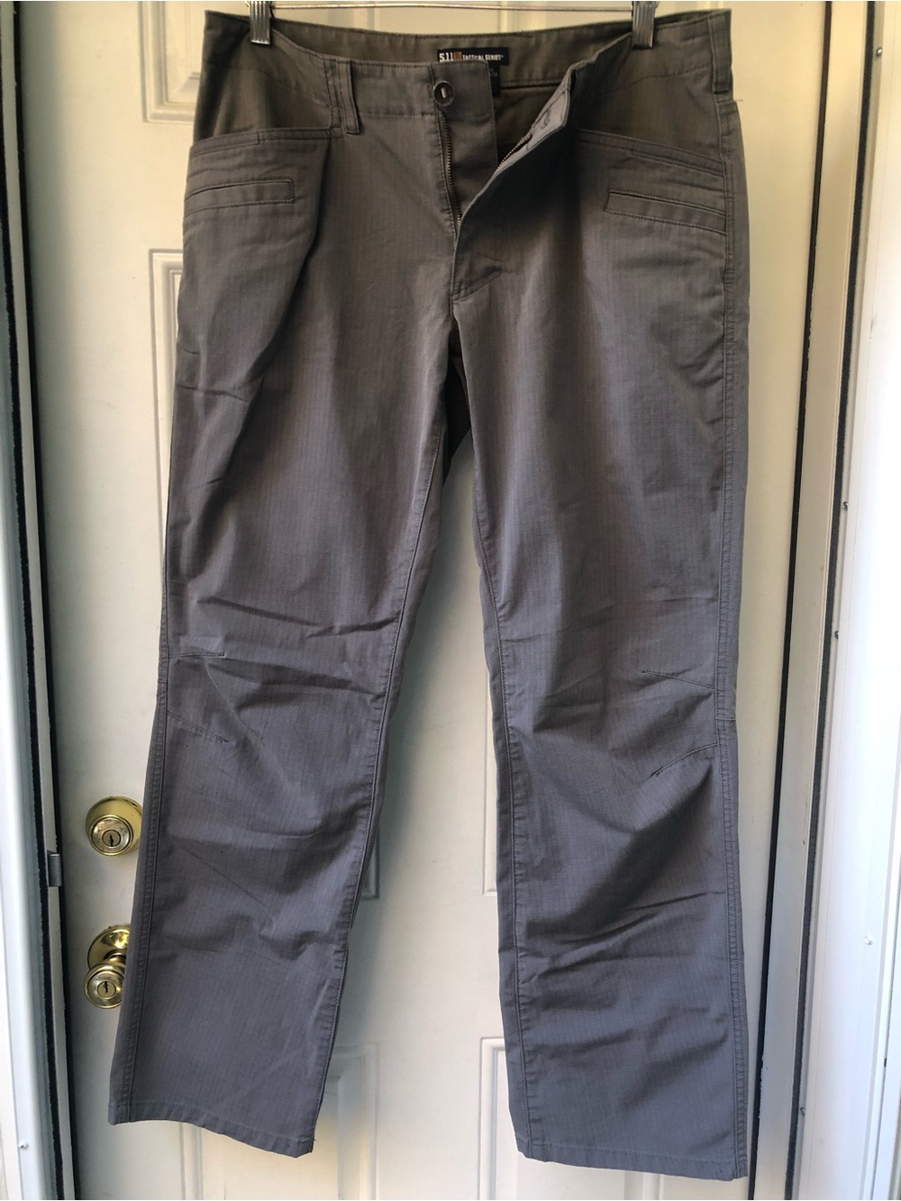 5.11 Tactical Series Ripstop Grey Straight-Leg Pants